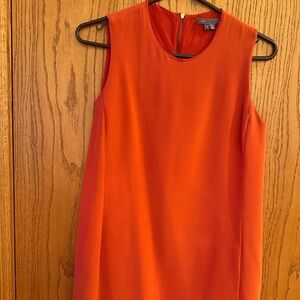 Vince Vibrant Orange Mini Dress